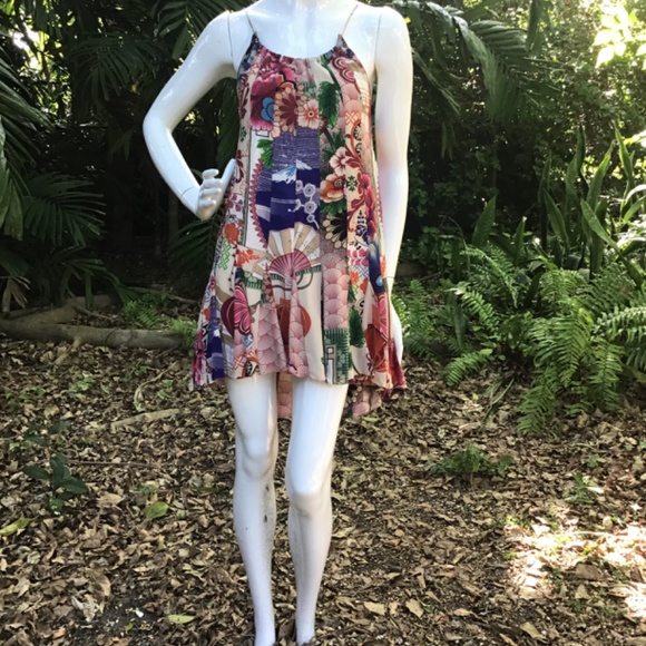 Vintage Adrian Barra silk mini Dress - Picture 2 of 8